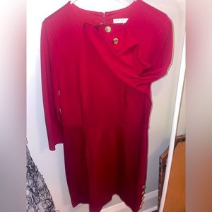Trina Turk Red, classic dress